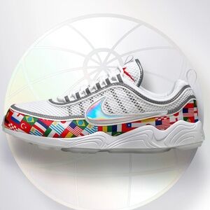 RARE Nike Spiradon international flags One World Air Zoom Max